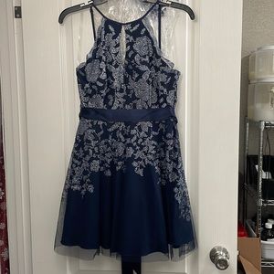 TeezeMe, 3/4, Blue&Silver